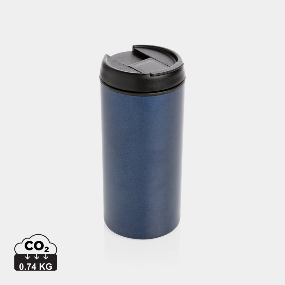 Metro RCS gerecycled roestvrijstalen mok blauw