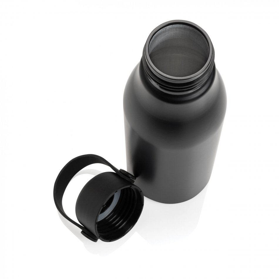 Pluto RCS gecert. recycled alu. waterfles 680ml zwart