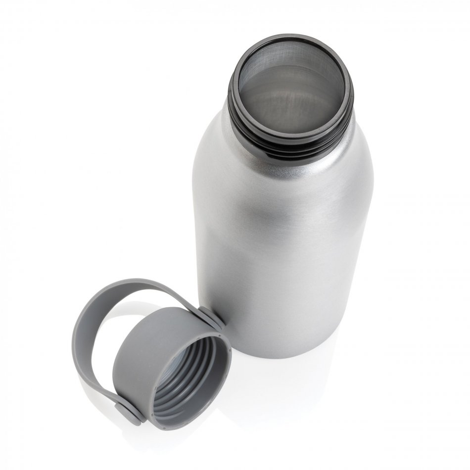 Pluto RCS gecert. recycled alu. waterfles 680ml zilver