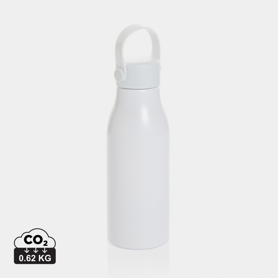 Pluto RCS gecert. recycled alu. waterfles 680ml wit