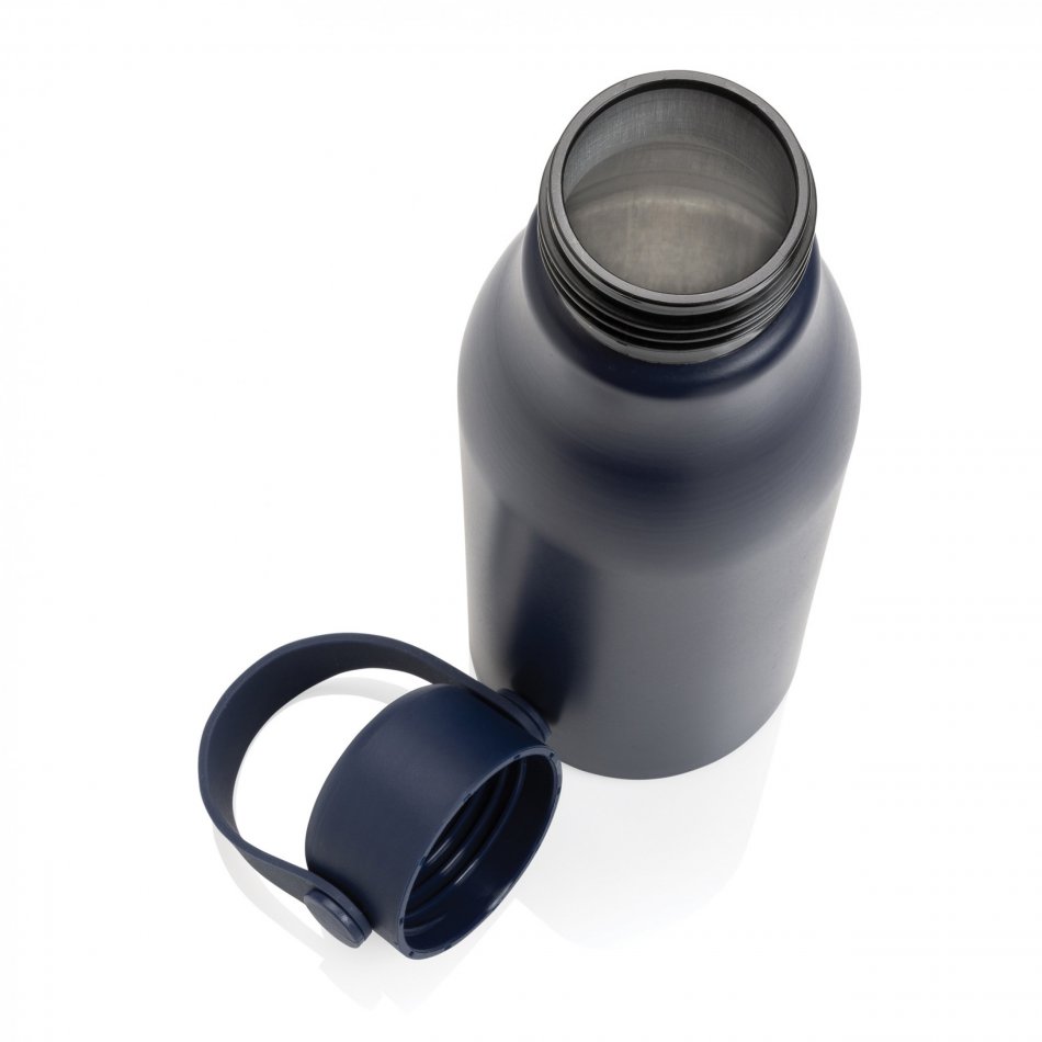 Pluto RCS gecert. recycled alu. waterfles 680ml donkerblauw