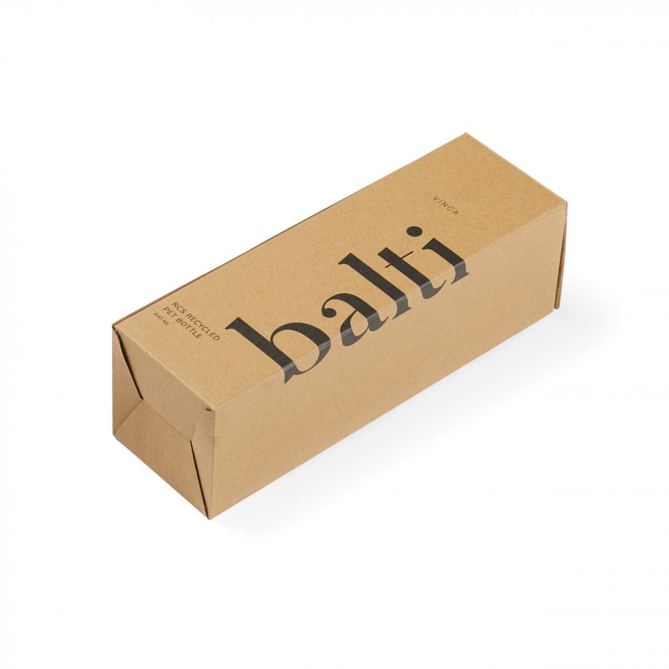 Balti RPET fles 600ML donkerblauw