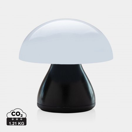 Luming RCS gerecycled plastic USB-oplaadbare tafellamp zwart