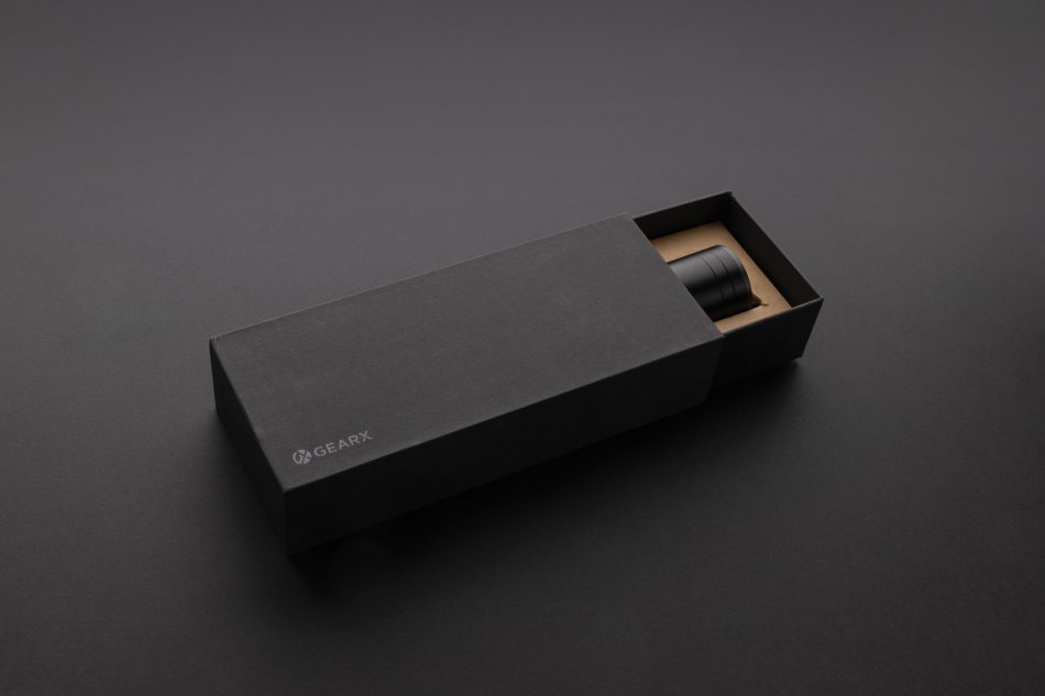 RCS gerecycled aluminium heavy duty USB-opl. zaklamp zwart