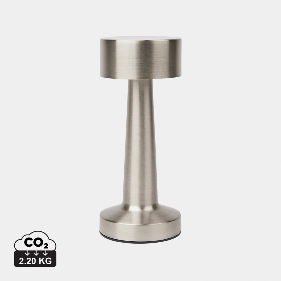 Maris RCS recycled ABS tafel lamp zilvergrijs