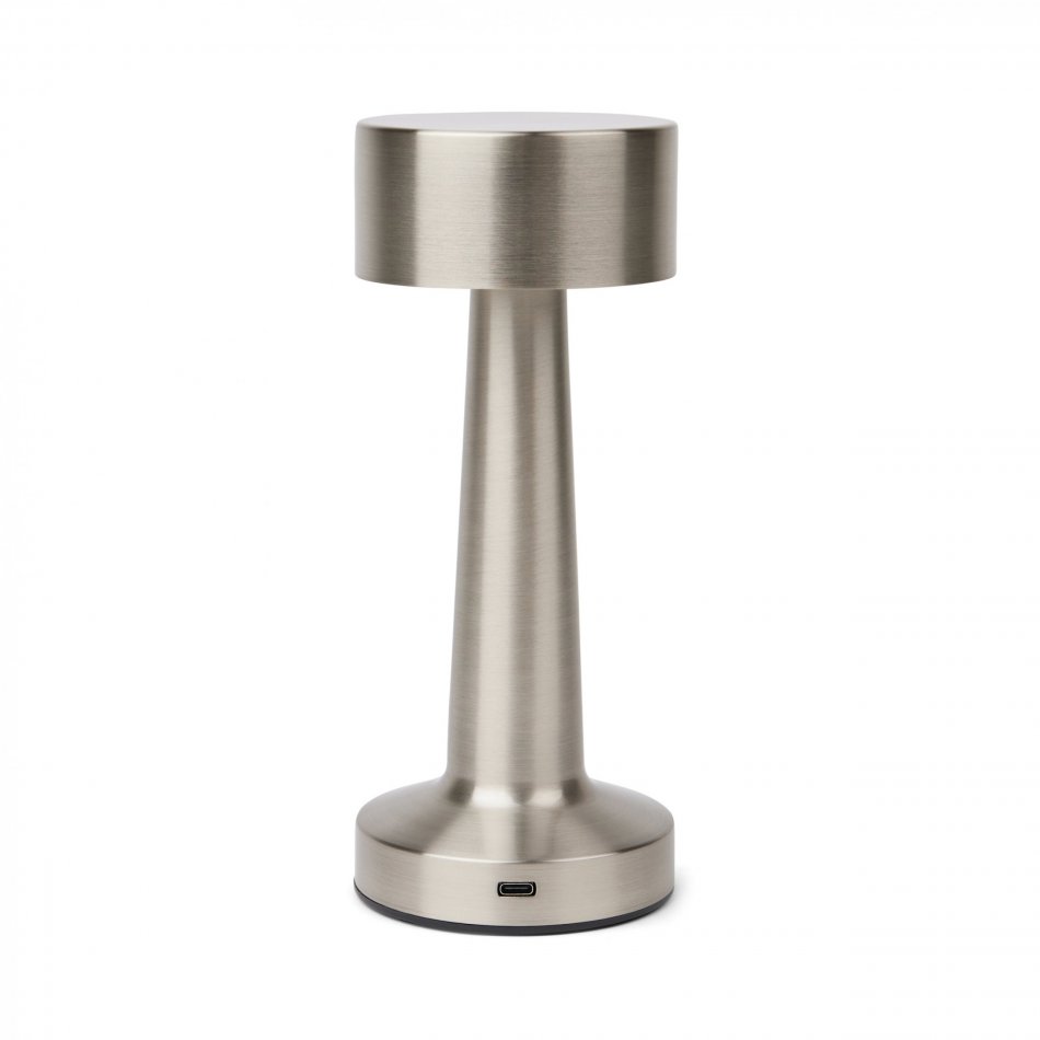 Maris RCS recycled ABS tafel lamp zilvergrijs