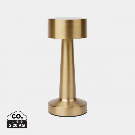 Maris RCS recycled ABS tafel lamp goudkleurig