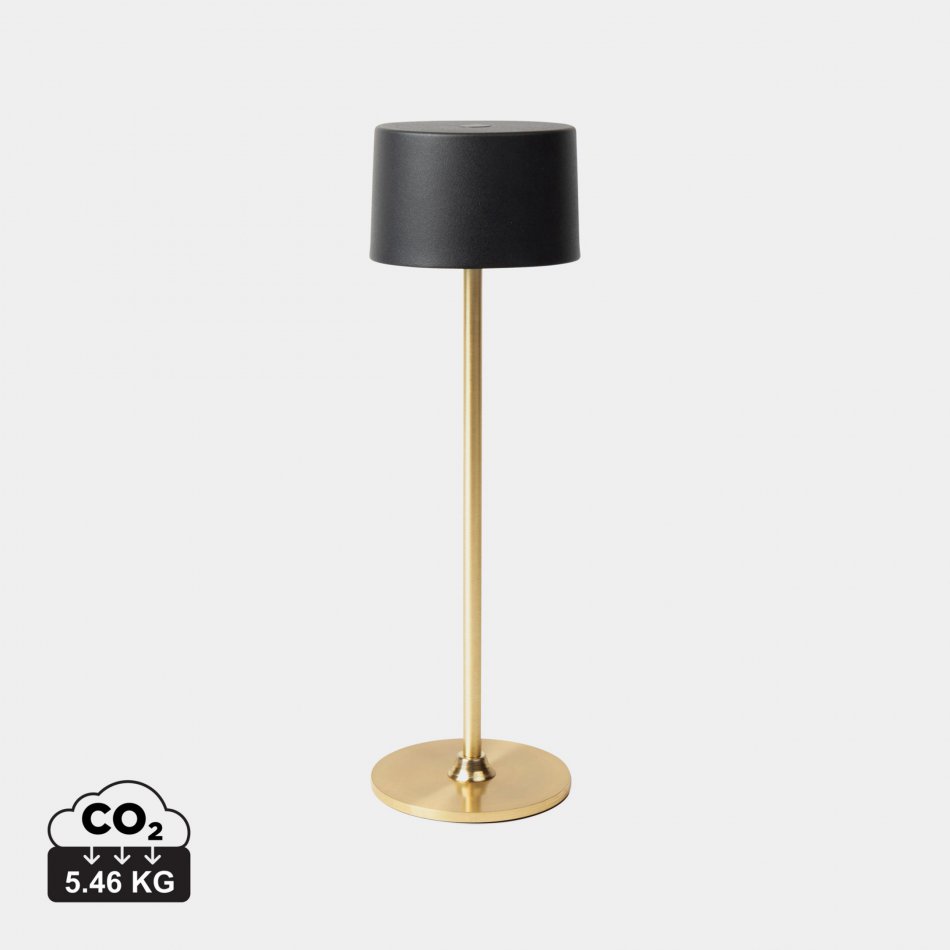 Nauro RCS recycled ABS tafel lamp goudkleurig