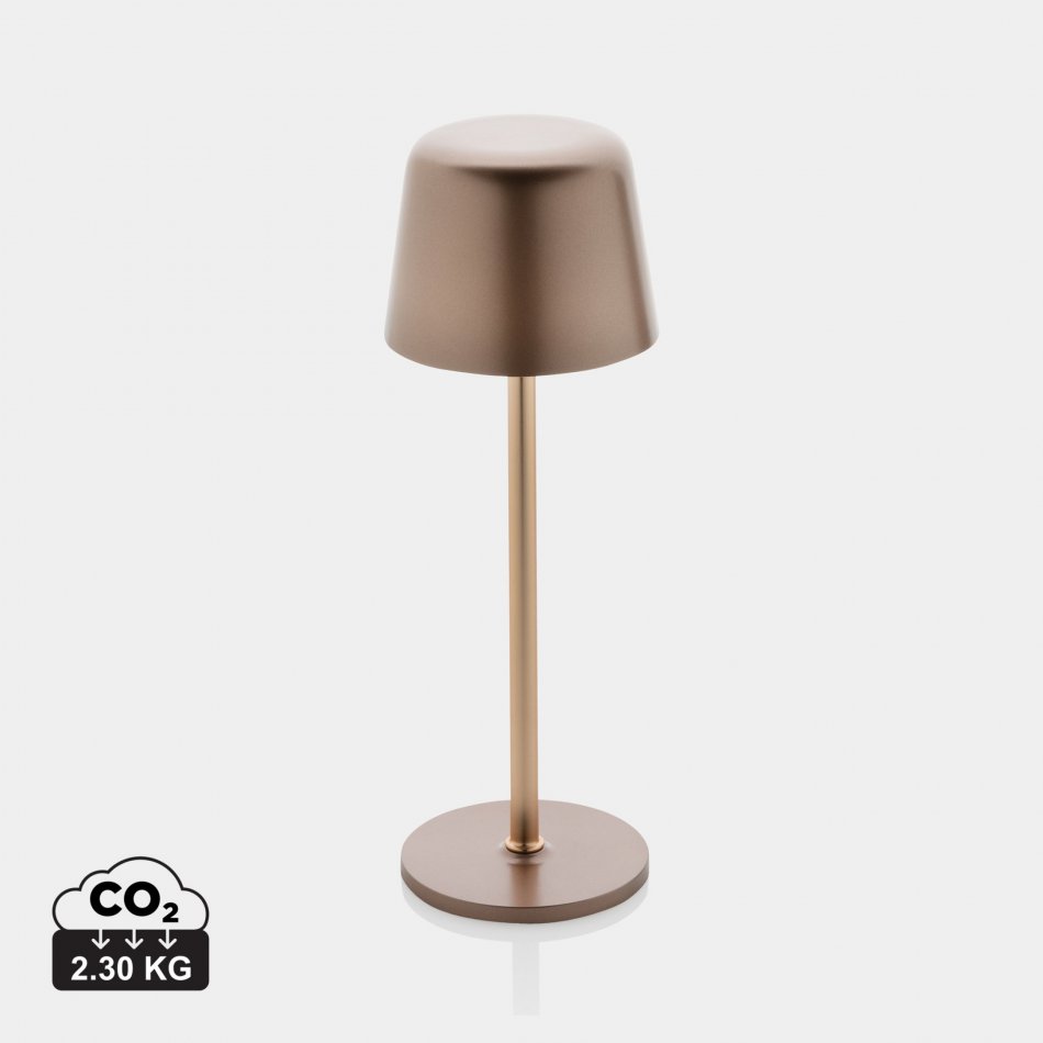 Zenic RCS gerecyclede plastic USB opl. tafellamp brons