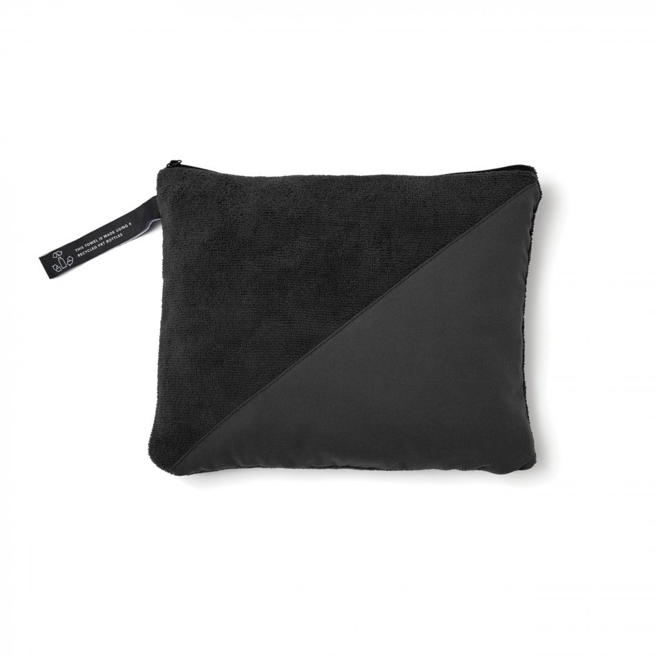 RPET Active Dry handdoek 140x70 zwart