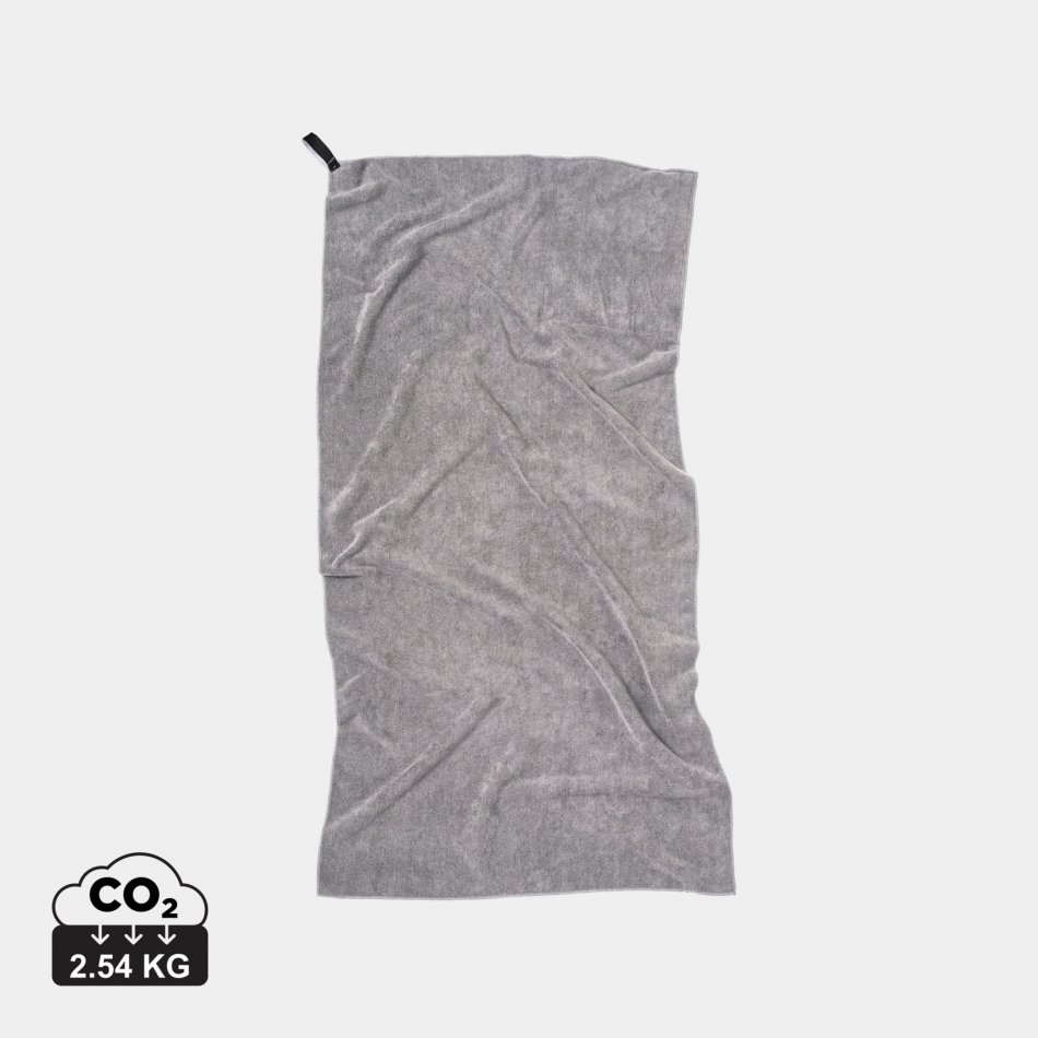RPET Active Dry handdoek 140x70 grijs
