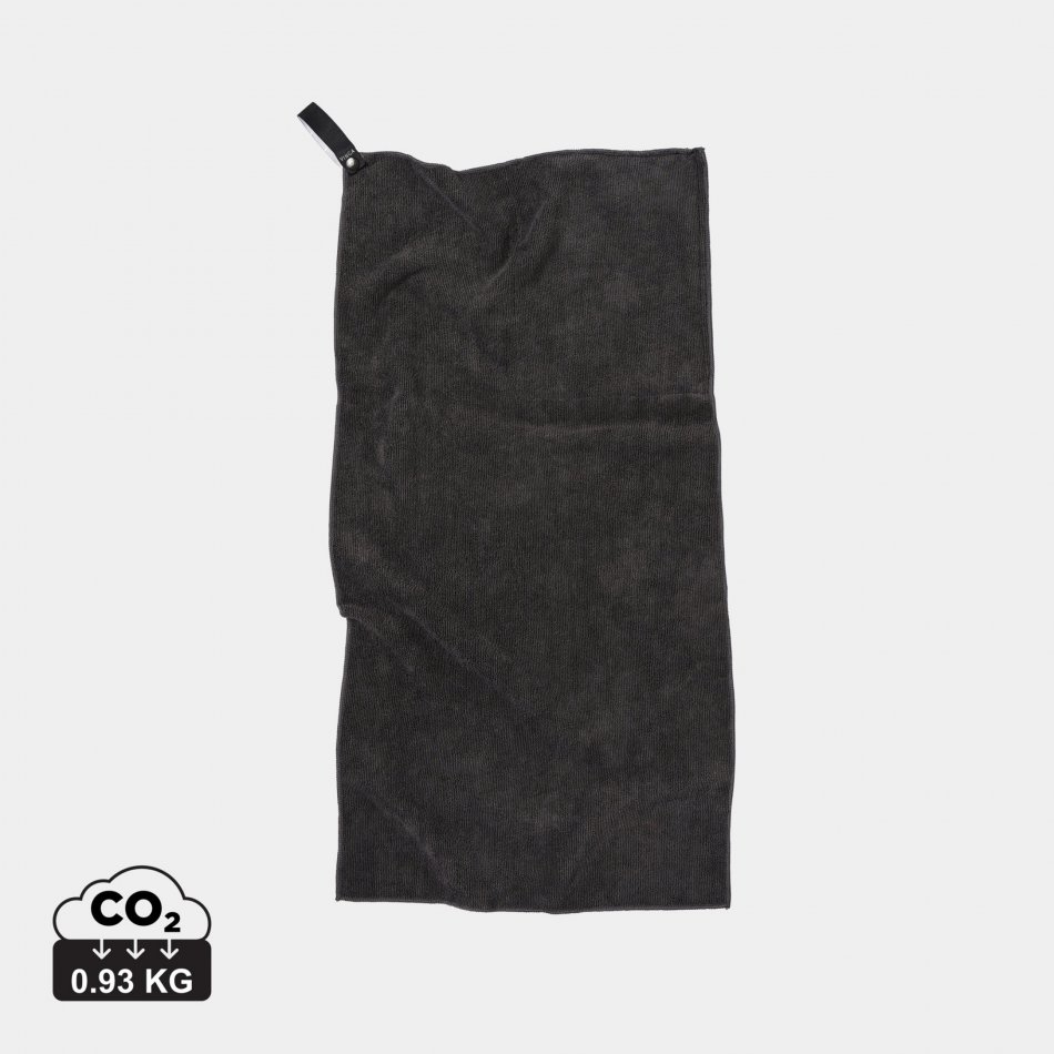 RPET Active Dry handdoek 40x80 zwart