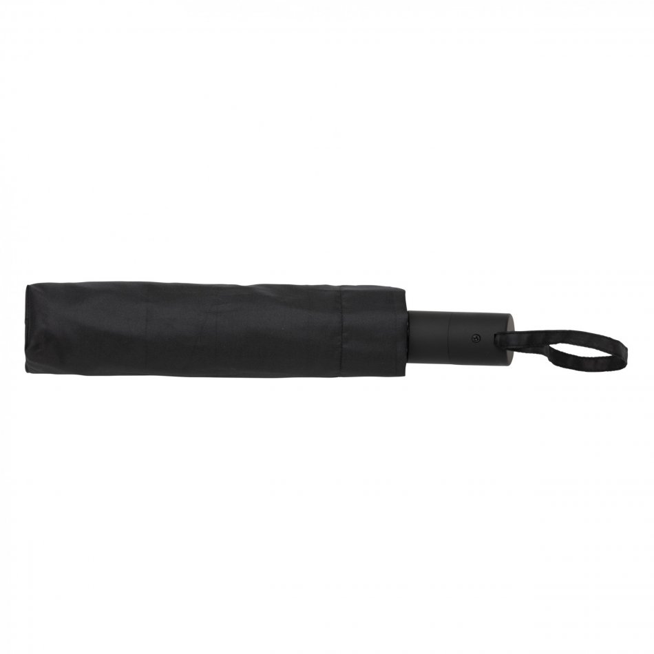 21" Impact ™ RPET 190T mini auto open paraplu zwart