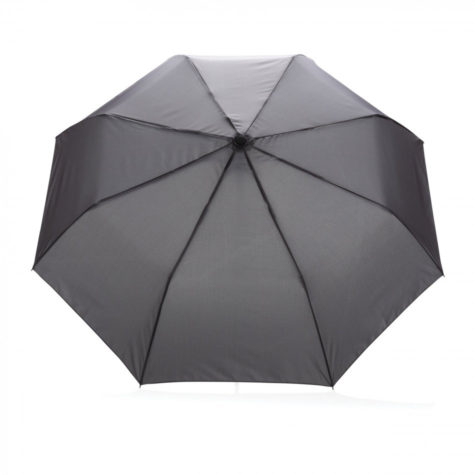 21" Impact ™ RPET 190T mini auto open paraplu antrac