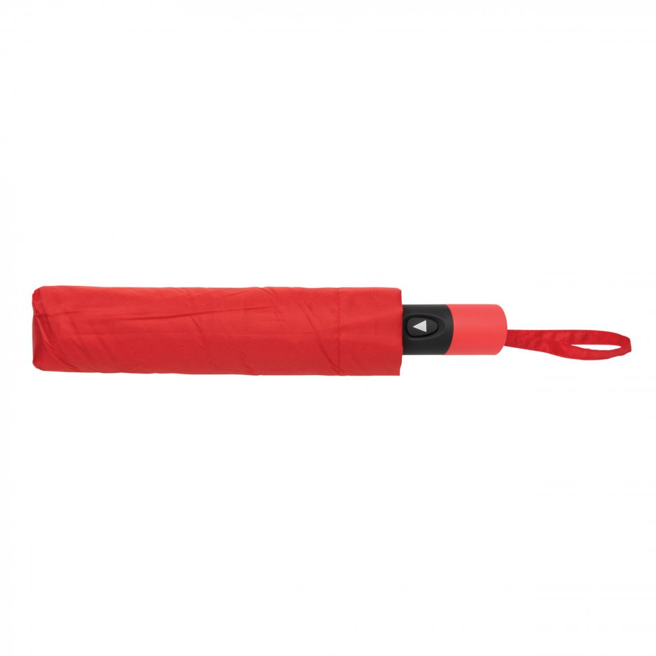21" Impact ™ RPET 190T mini auto open paraplu rood