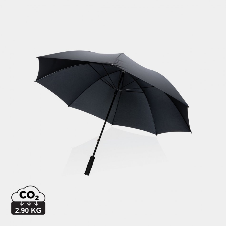 30" Impact ™ RPET 190T storm proof paraplu zwart