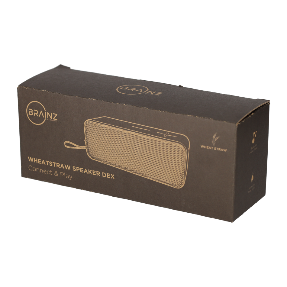 BRAINZ Speaker Dex Wheatstraw Zwart