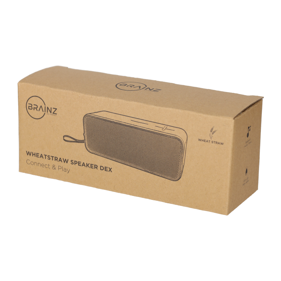 BRAINZ Speaker Dex Wheatstraw Naturel