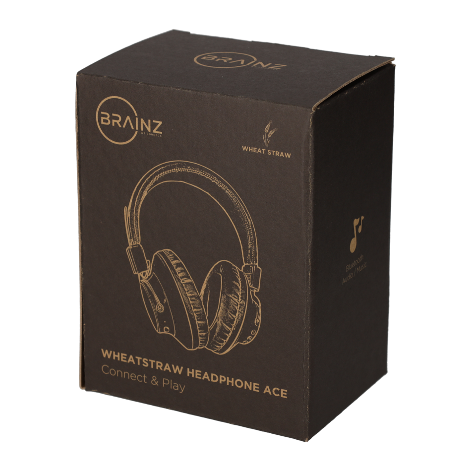 BRAINZ Hoofdtelefoon Ace Wheatstraw Zwart