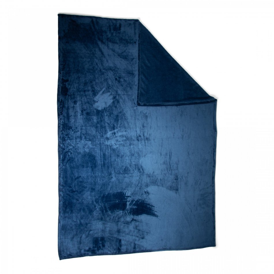 JENS Living Flanel Plaid RPET Blauw