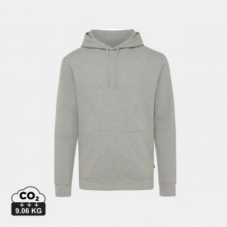 Torres gerec. katoen hoodie ongeverfd heather grey