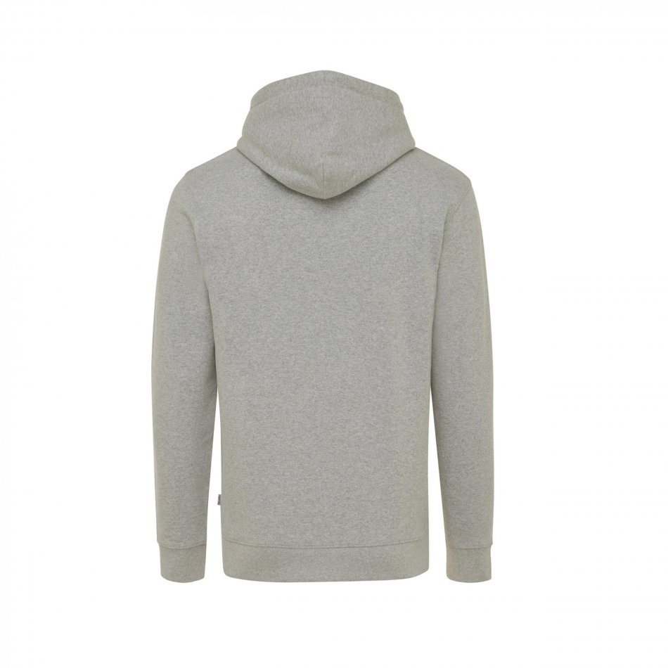 Torres gerec. katoen hoodie ongeverfd heather grey