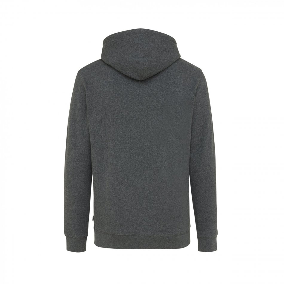Torres gerec. katoen hoodie ongeverfd heather anthracite