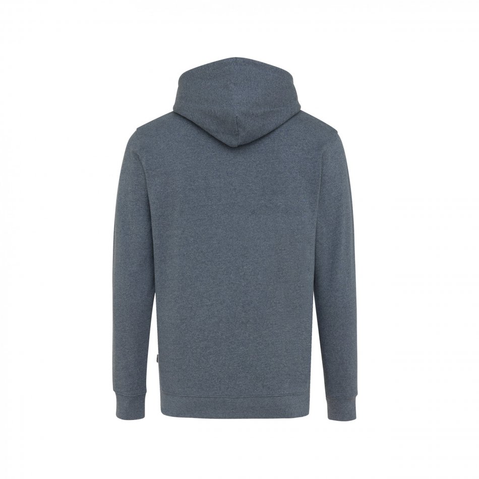 Torres gerec. katoen hoodie ongeverfd heather navy