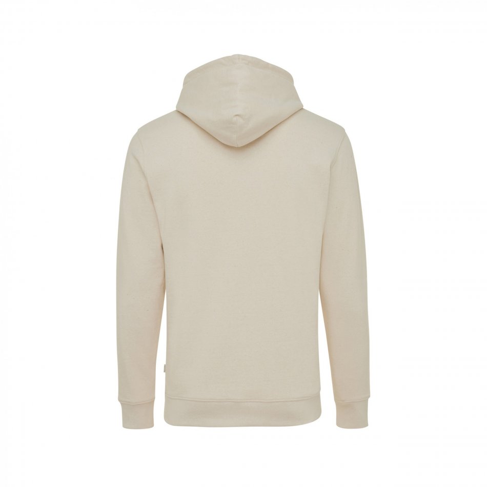 Torres gerec. katoen hoodie ongeverfd natural raw