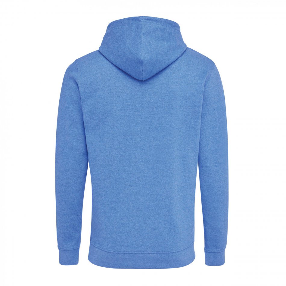 Torres gerec. katoen hoodie ongeverfd heather blue