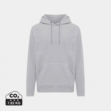 Trivor gerec. polyester fleece hoodie storm grey