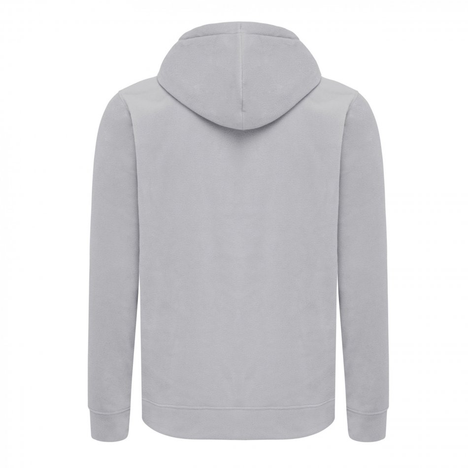 Trivor gerec. polyester fleece hoodie storm grey