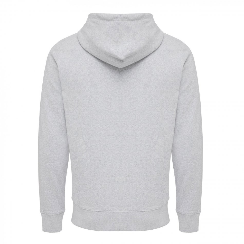 Abisko gerec. katoen hoodie met rits heather grey