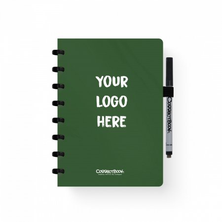 Original A5 Forest Green - gelinieerde bladen