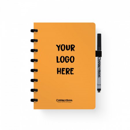 Original A5 Peachy Orange - gelinieerde bladen